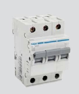 חצי אוטומט hager C 3*25A 6KA