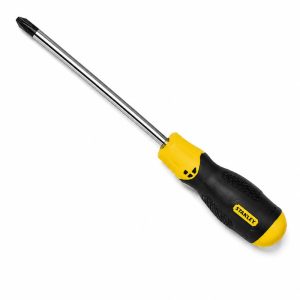 מברג פיליפס 0x60 מ"מ מחוסם STANLEY צבע שחור צהוב