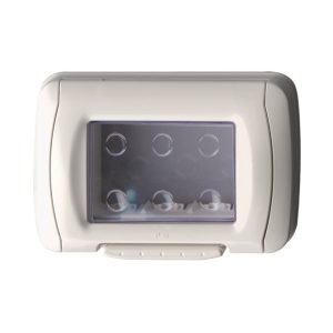מסגרת מוגנת מים 3 מודול IP55 לבנה גוויס סיסטם מסגרת מוגנת מים 3 מודול IP55 לבנה גוויס סיסטם