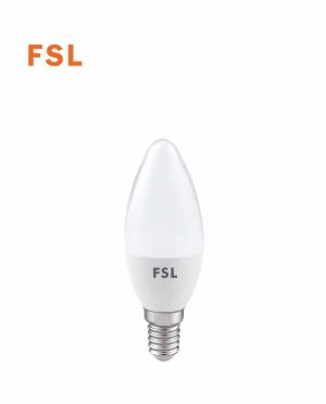 לד נר חלבי 7W C35 לבן אור יום FSL E14 לד נר חלבי 7W C35 לבן אור יום FSL E14