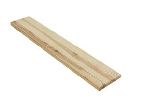 מדף מעץ אורן 25X120  ס"מ