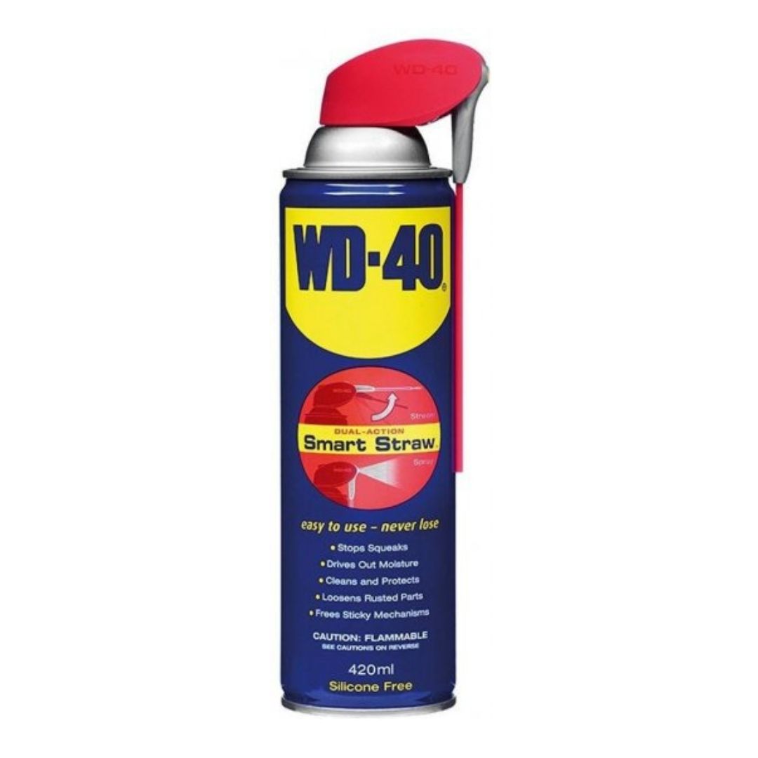 תרסיס WD-40 ענק 420 מ"ל + קשית חכמה תרסיס WD-40 ענק 420 מ"ל + קשית חכמה
