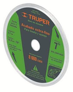 דיסק יהלום מקצועי "4.1/2 לחיתוך עדין TRUPER