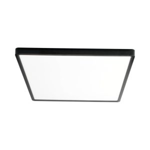 צמוד תקרה עגול דק שחור TIME 48W 45*45CM 3CCT- גוון אור משתנה בלחיצה NISKO צמוד תקרה עגול דק שחור TIME 48W 45*45CM 3CCT- גוון אור משתנה בלחיצה NISKO