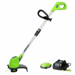 קוצץ קנטים "10 (254 מ"מ) + סוללה 24V 2.0Ah + מטען מהיר greenworks קוצץ קנטים "10 (254 מ"מ) + סוללה 24V 2.0Ah + מטען מהיר greenworks