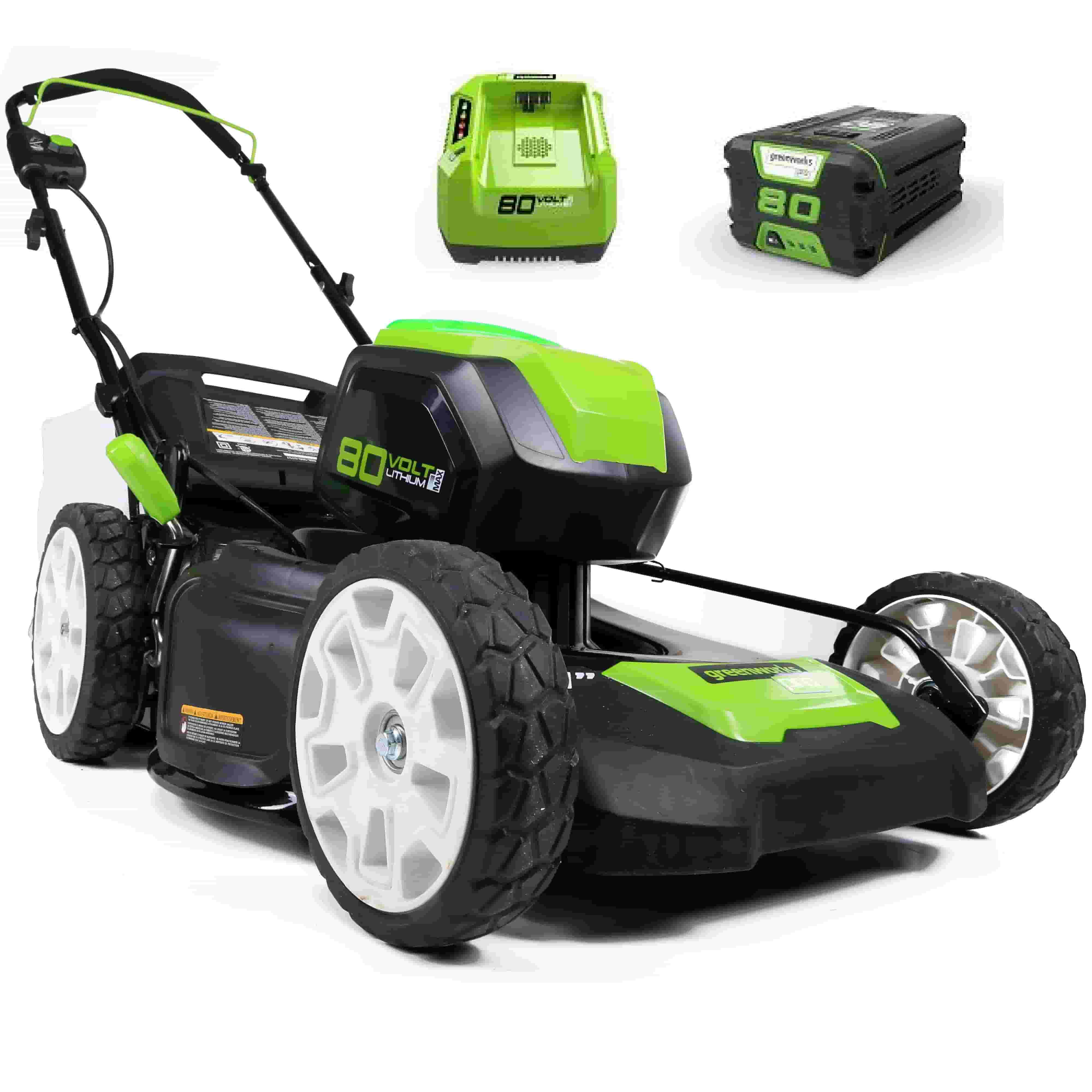 מכסחת דשא51 ס"מ 80V+סוללה 2AH+ מטען 80V greenworks מכסחת דשא51 ס"מ 80V+סוללה 2AH+ מטען 80V greenworks