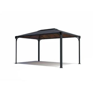 גזיבו לגינה Martinique אפור כהה 3x3.6 גזיבו לגינה Martinique אפור כהה 3x3.6