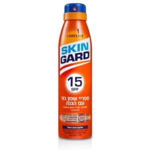 סקין גארד ספריי שמן גזר SPF 15 סקין גארד ספריי שמן גזר SPF 15