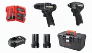 סט 12V אימפקט+מברגה 2X2AH דגם H/T0295 יבואן רשמי !