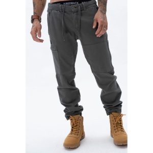 דגמח כותנה גמיש וקל ליום יום FLINDERS JOGGER צבע אפור דגמח כותנה גמיש וקל ליום יום FLINDERS JOGGER צבע אפור