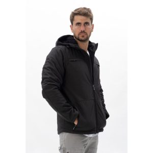 סופטשל לייק Blue Lake Furry Hoddie Softshell שחור סופטשל לייק Blue Lake Furry Hoddie Softshell שחור