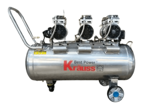 מדחס 100 ליטר 3.5 כ"ס KR-100L-60S KRAUSS יבואן רשמי !