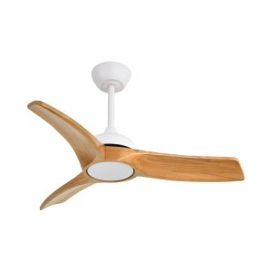 מאוורר תקרה חכם PANAMA 44" SMART+תאורה 24W-CCT לבן/אלון יבואן רשמי!