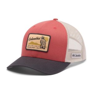 כובע רשת יוניסקס Columbia Mesh Hat צבע אבן כהה פוסיל Dark Stone Fossil