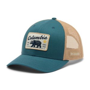 כובע רשת יוניסקס Columbia Mesh Hat צבע אבן כהה פוסיל Dark Stone Fossil