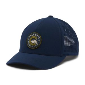 כובע מצחייה רשת יוניסקס Columbia Mountaincap II 3d Stretch Snap Back צבע שחור Black Titanium
